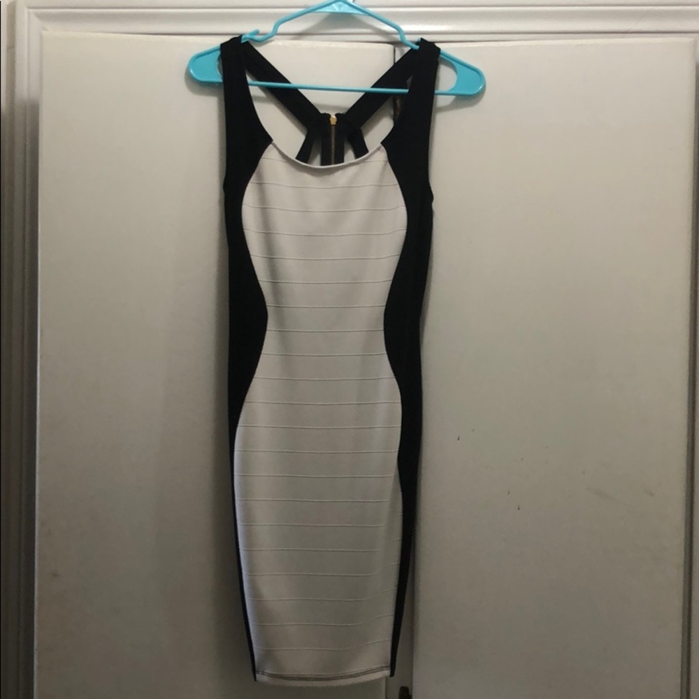 Black and White Dress